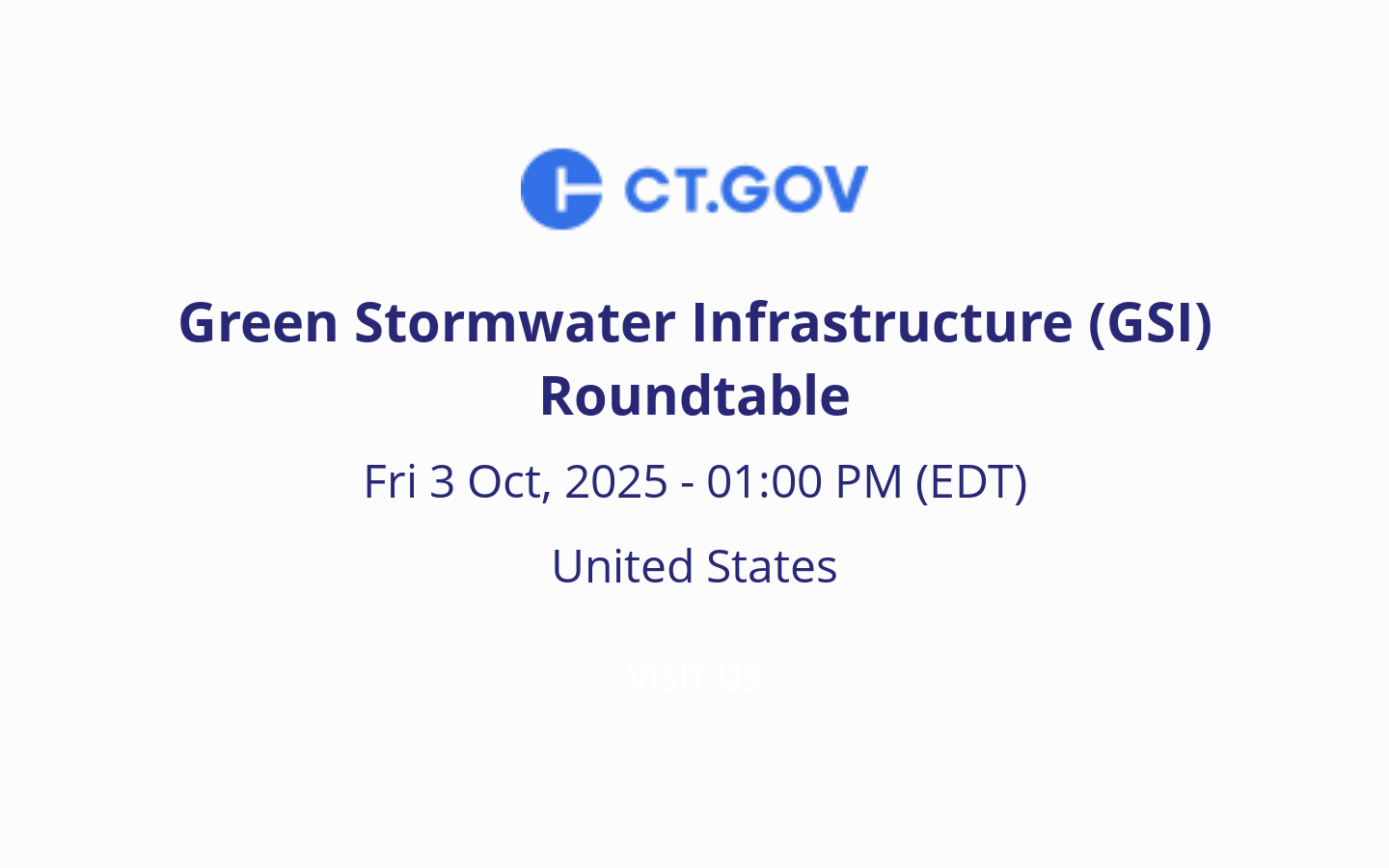 Green Stormwater Infrastructure (GSI) Roundtable